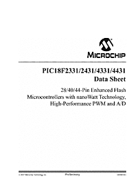DataSheet PIC18F4331 pdf